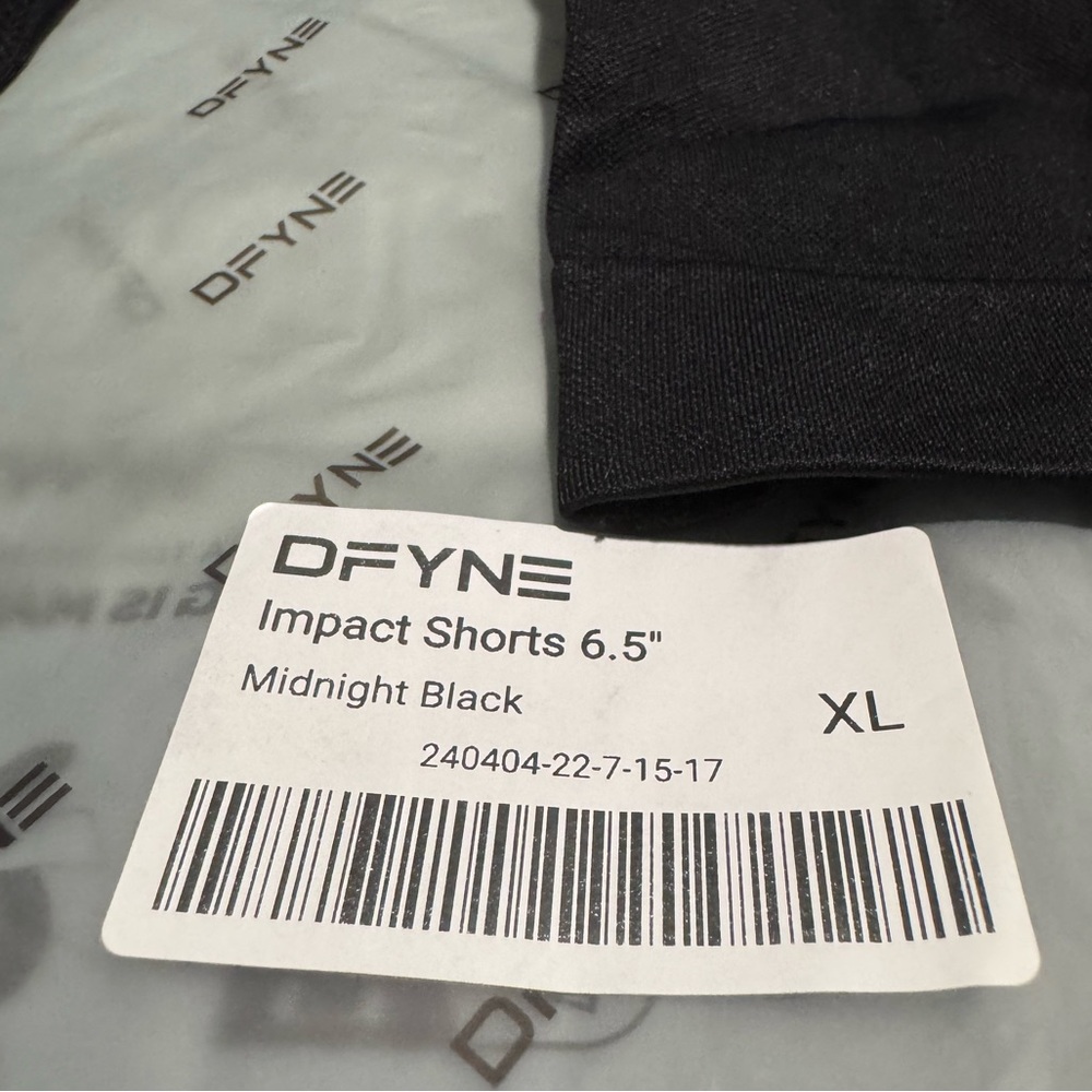 DFYNE Women's Impact Shorts - Midnight Black